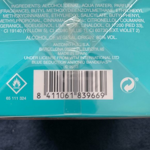 Antonio Banderas blue seduction woman EDT 2.7oz - Picture 3 of 3